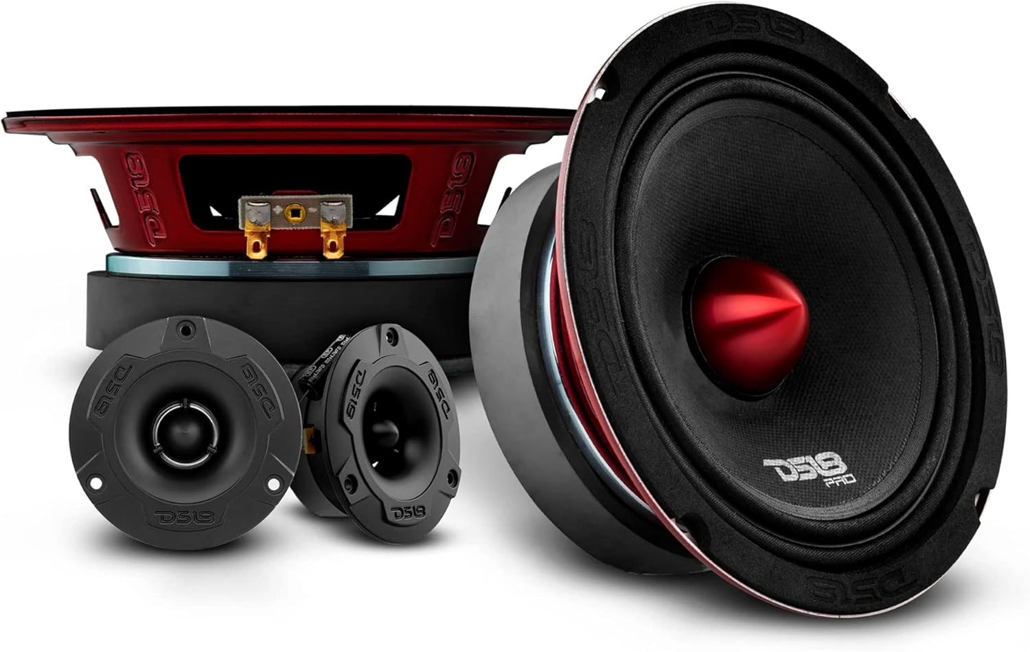 DS18 Mid and High Car Speaker Package for Superior Sound Quality