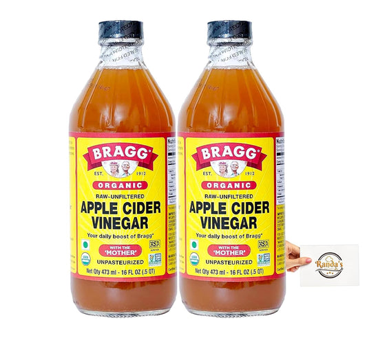 Bragg Organic Apple Cider Vinegar 2-Pack - Raw & Unfiltered