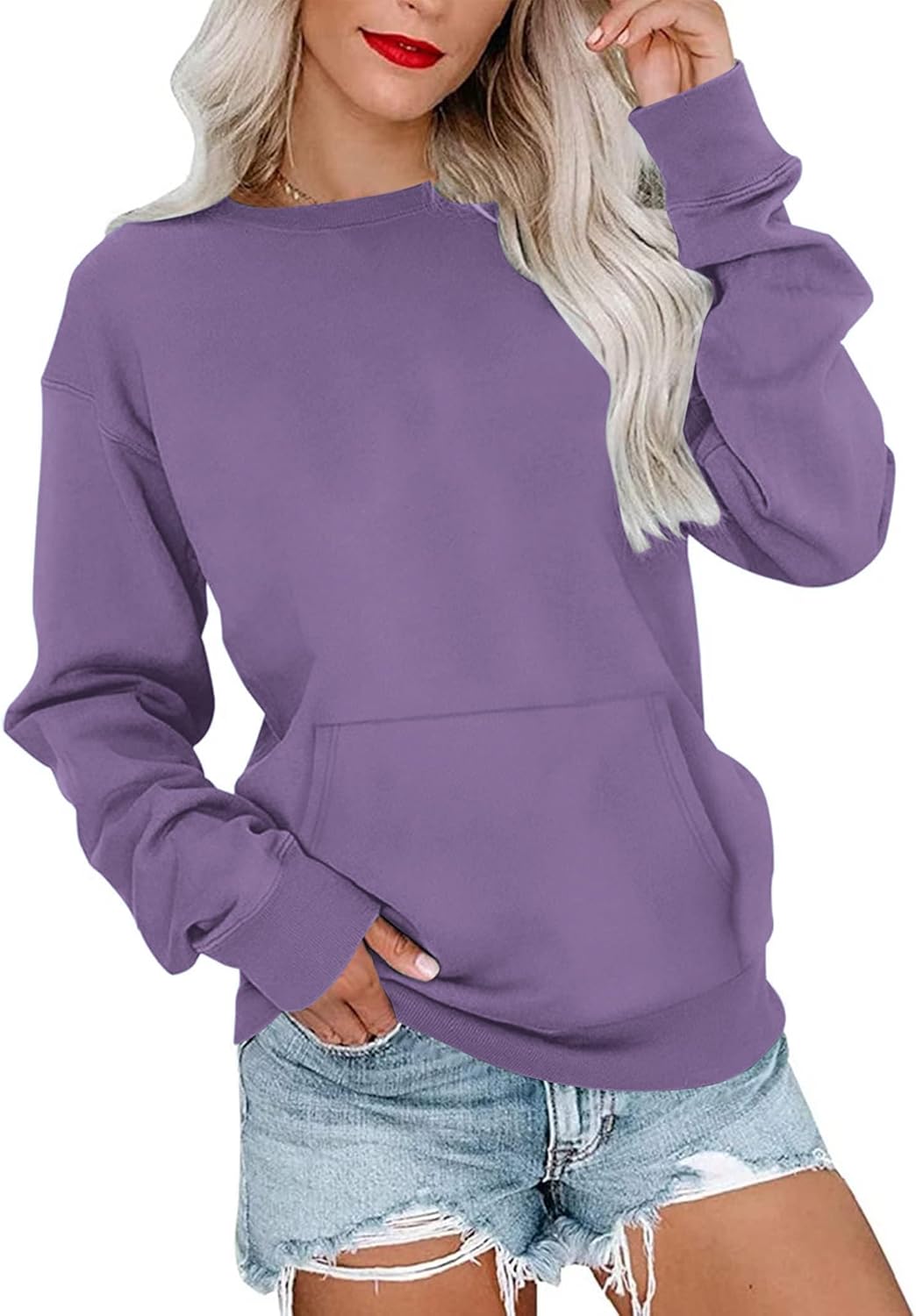 MISFAY Womens Oversized Sweatshirt Casual Long Sleeve Hoodie