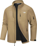 Men's Lightweight Softshell Jacket - Waterproof Fleece Lined