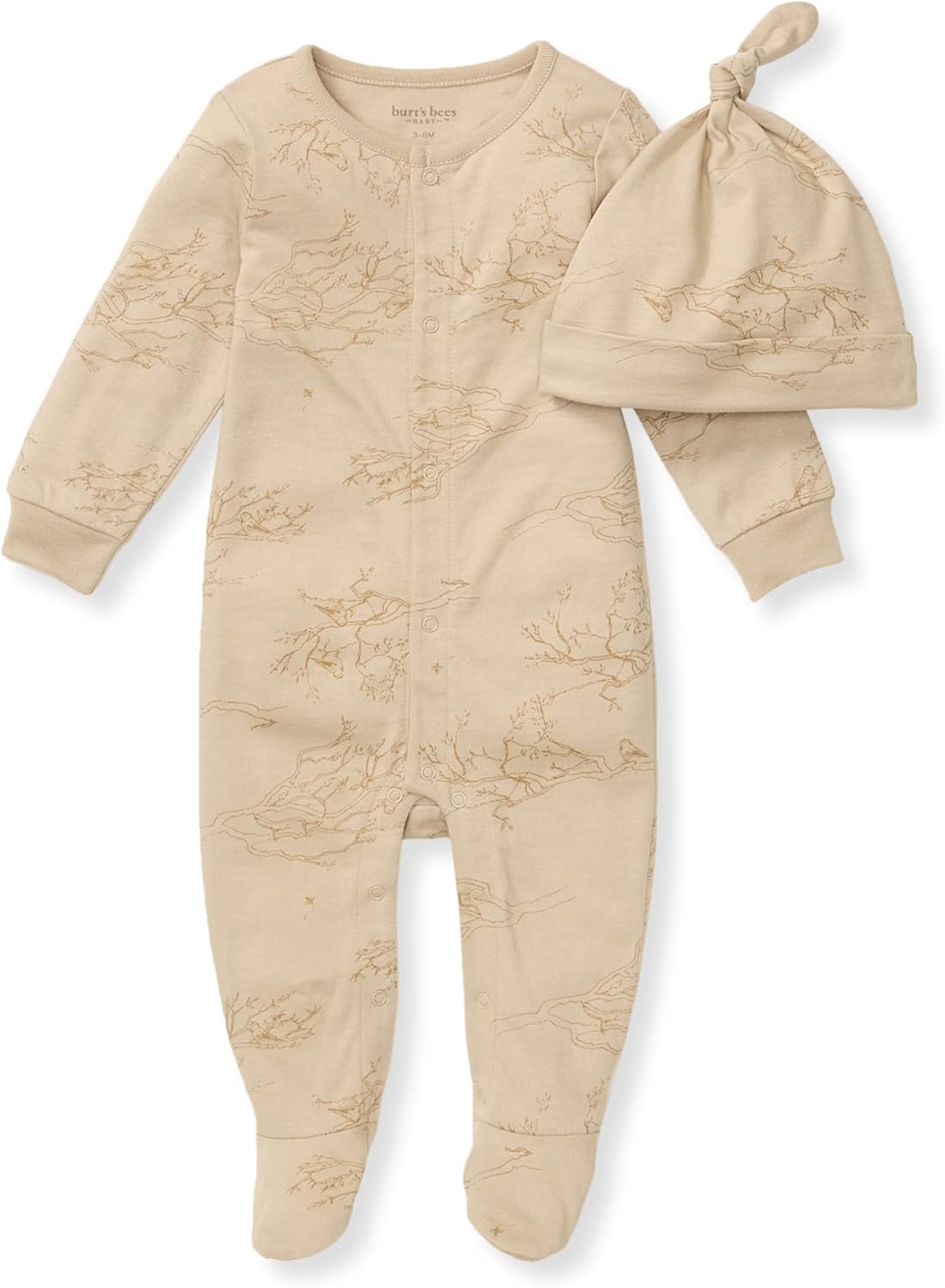 Burt's Bees Baby 100% Organic Cotton Jumpsuit Set