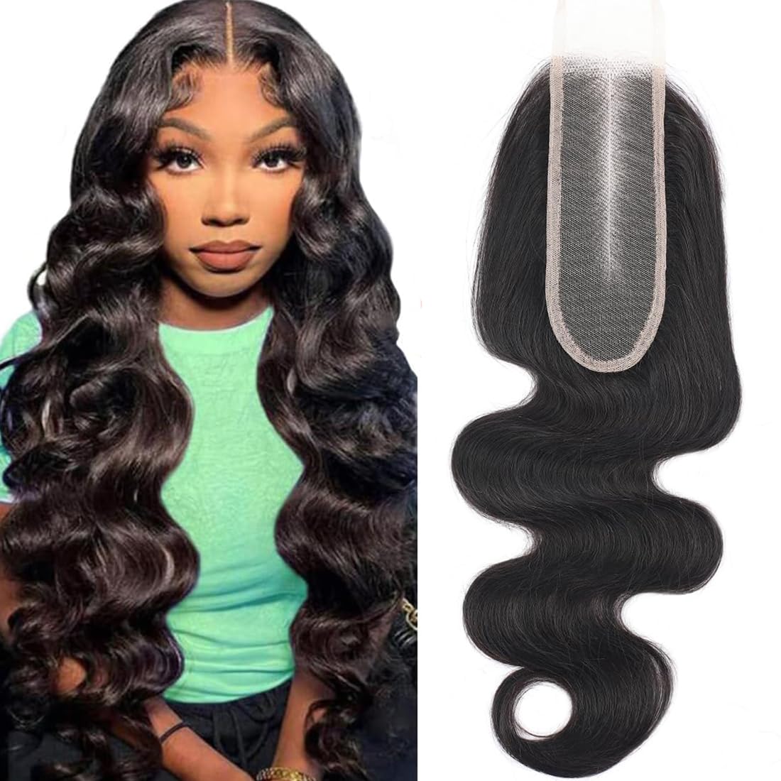 Lizourey 2x6 Human Hair HD Transparent Lace Closure Review