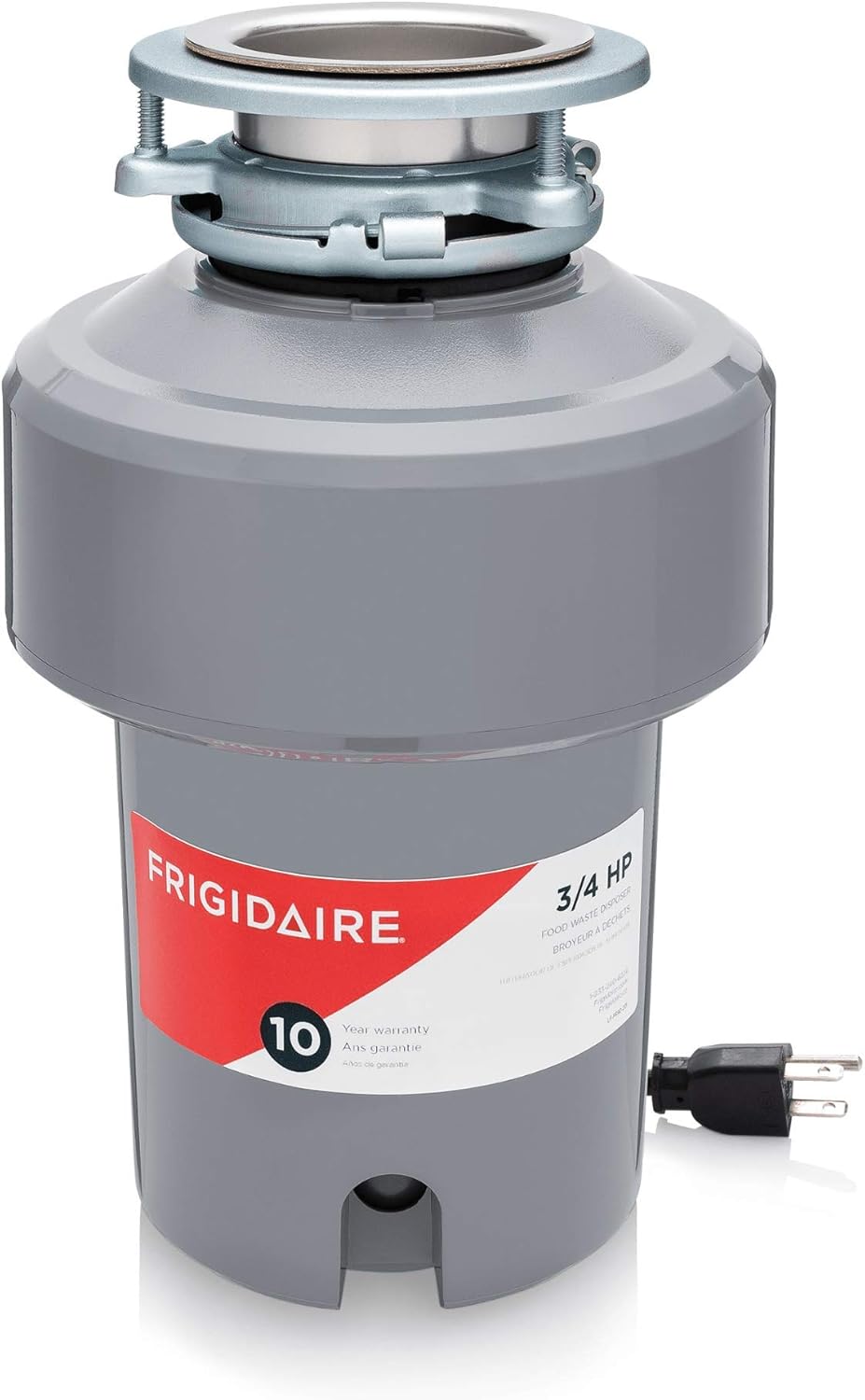 Frigidaire 3/4 HP Corded Garbage Disposal for Kitchen Sinks