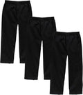 Boy's Elastic Waist Pull-On Uniform Pants BU03 - Easy On Comfort