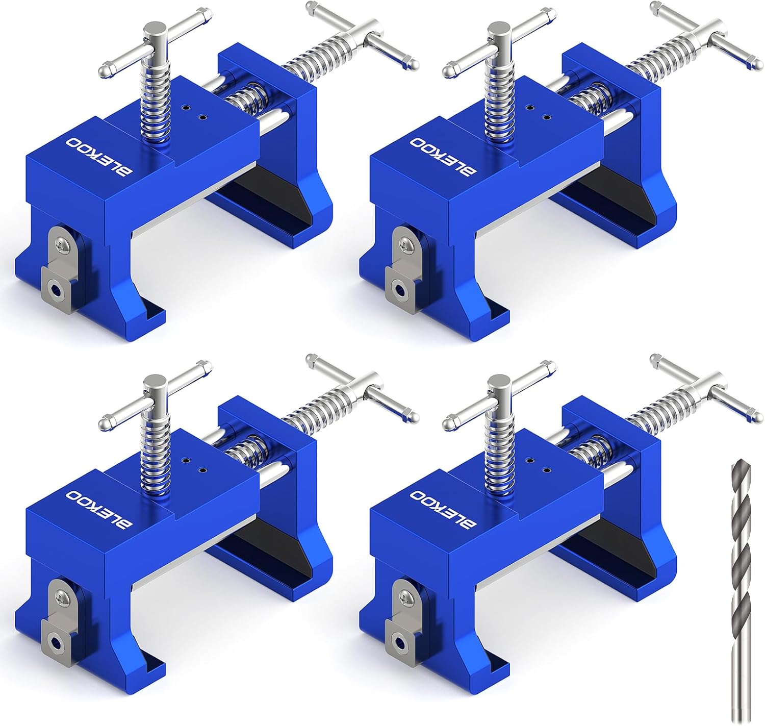 4 Pack Cabinet Clamps for Installation - Durable Drilling Tool
