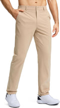 Pudolla Men's Golf Pants Stretch Work Dress Comfy Pants (Style FWCD)
