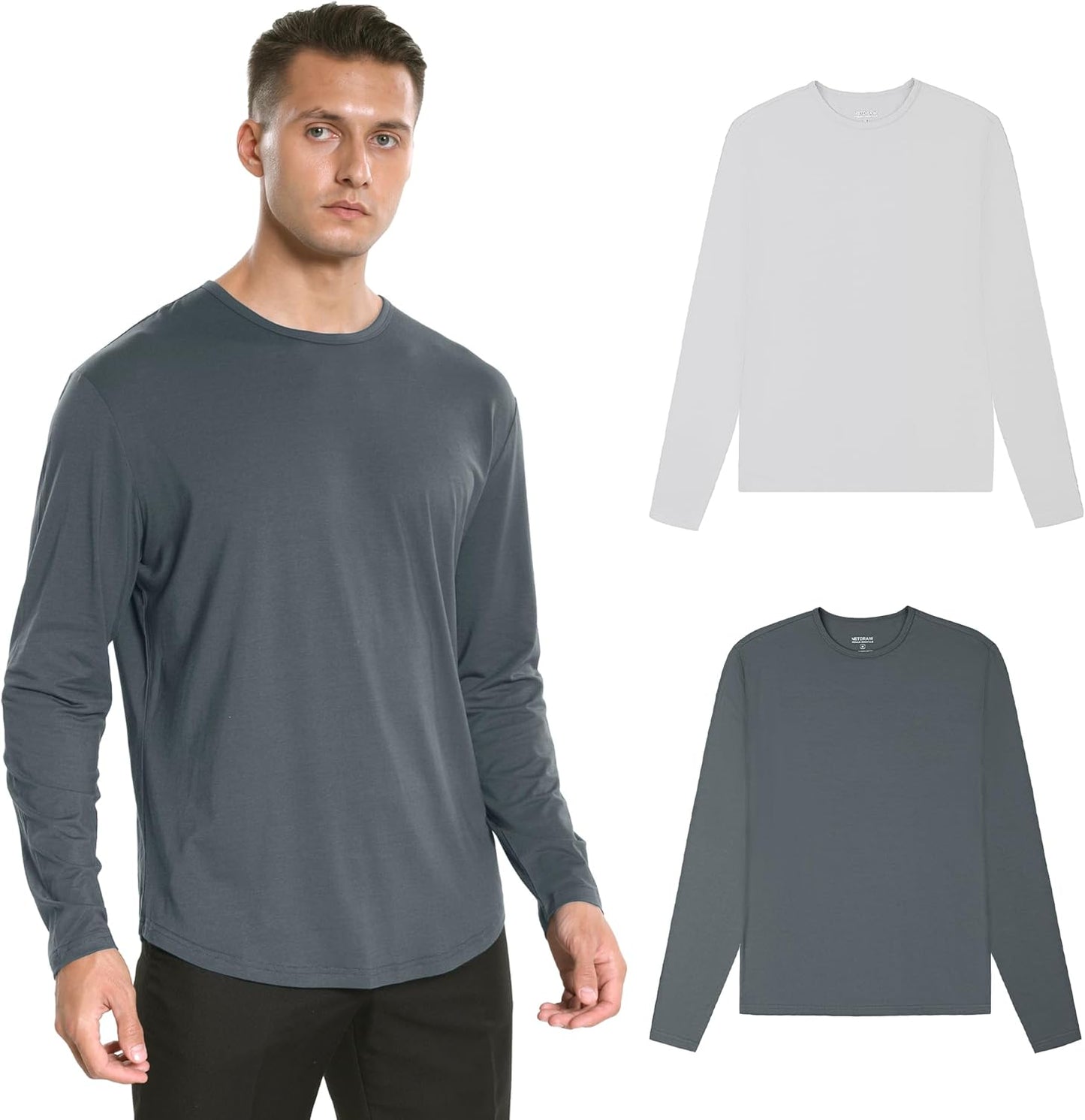 Men's Ultra-Soft Bamboo Viscose T-Shirt for All-Day Comfort