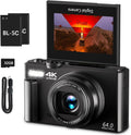 4K Digital Camera for Photography 64MP Vlogging Camera - Compact