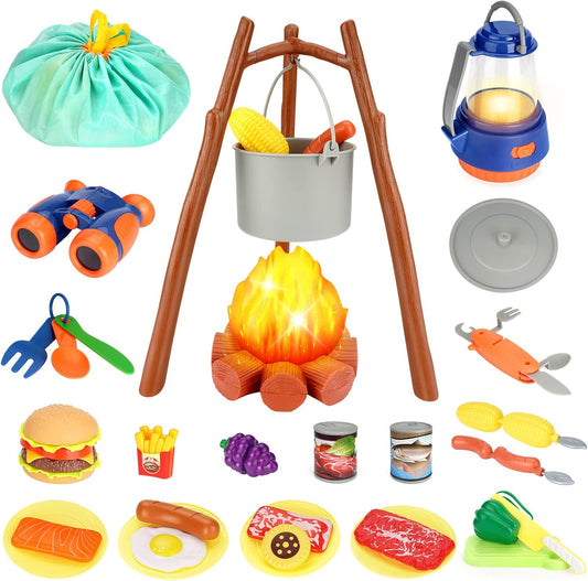 Interactive Kids Camping Toy Set for Imaginative Play