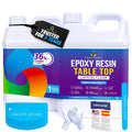 CRAFT RESIN 1 Gallon Table Top Epoxy Resin Kit - Crystal Clear Finish