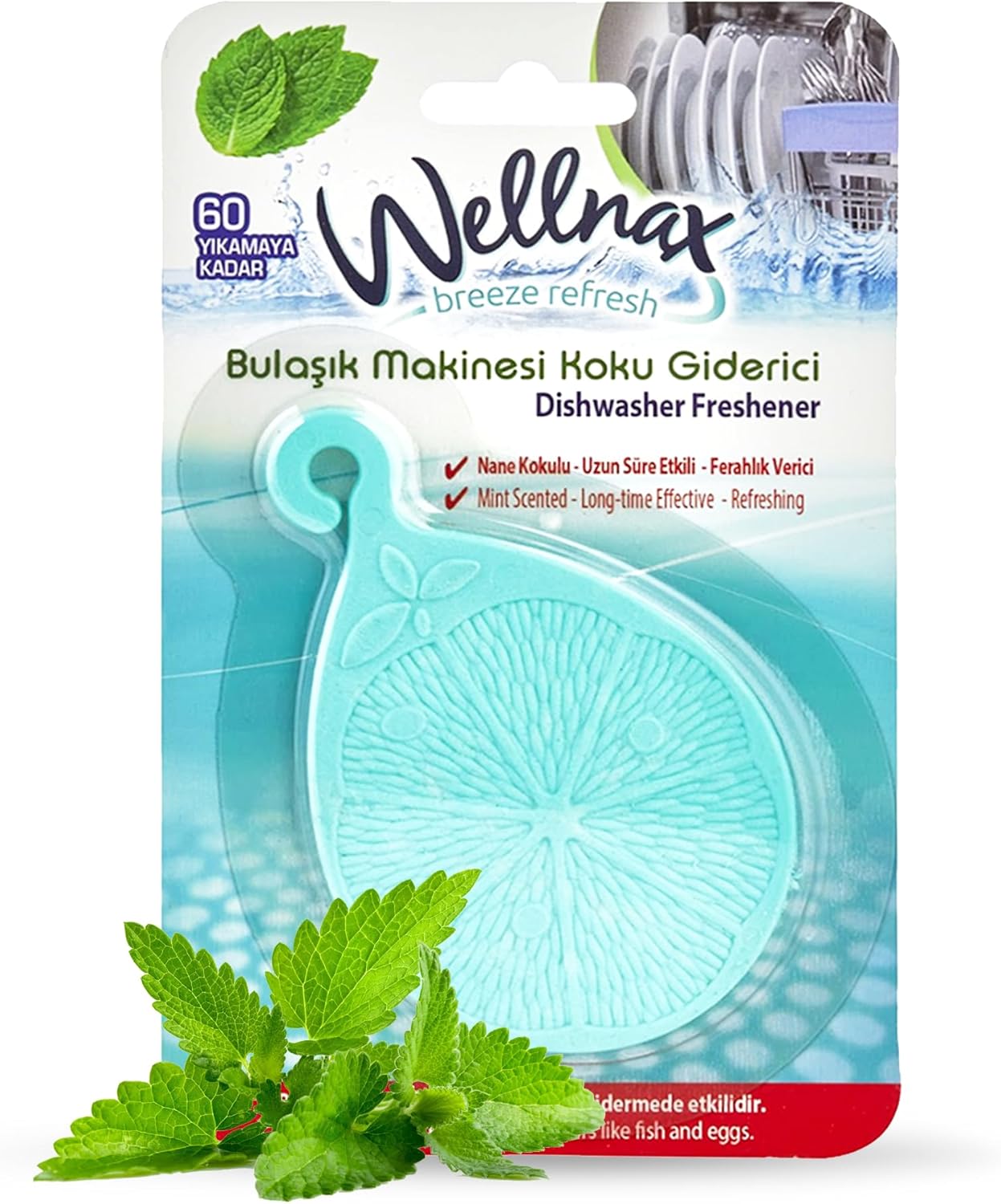 Odor-Fighting Dishwasher Gel - Minty Freshness!