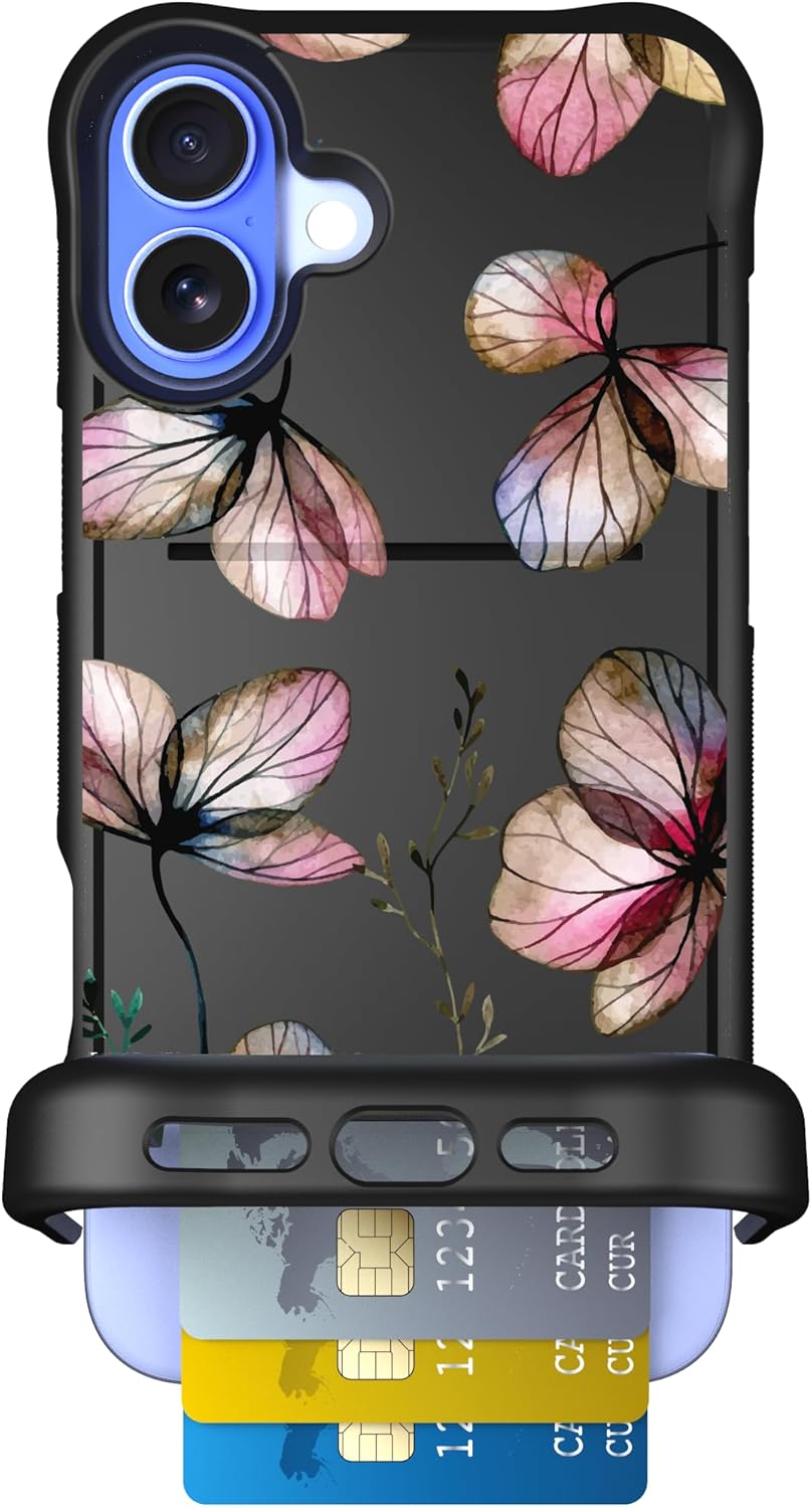 Scooch iPhone 16 Plus Case with Card Holder and Kickstand