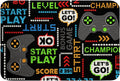 Non-Slip Gaming Bathroom Rug: Machine Washable & Fun Design - 16x24