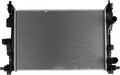 TRQ Radiator Assembly Aluminum Core Compatible with Fiat 500X Jeep