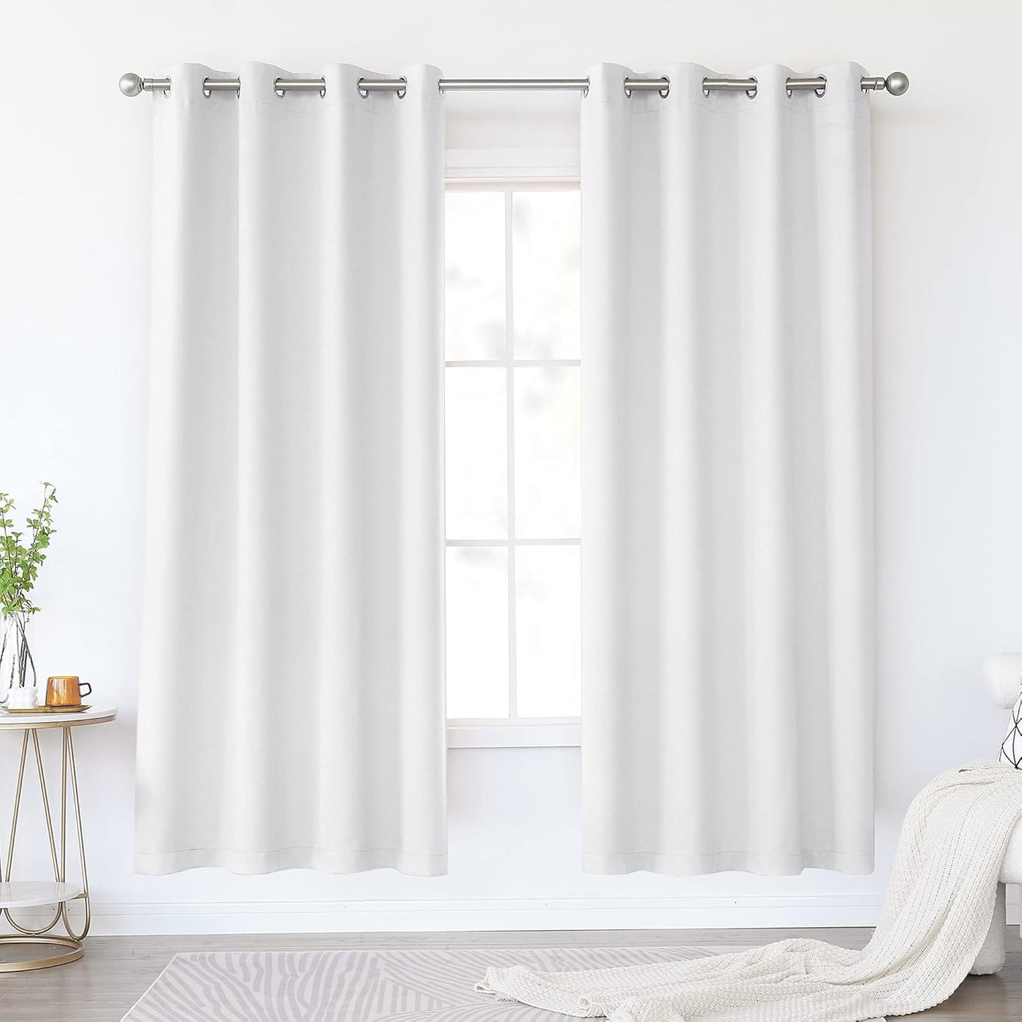 Grommet Room Darkening Curtains for Bedroom and Living Room