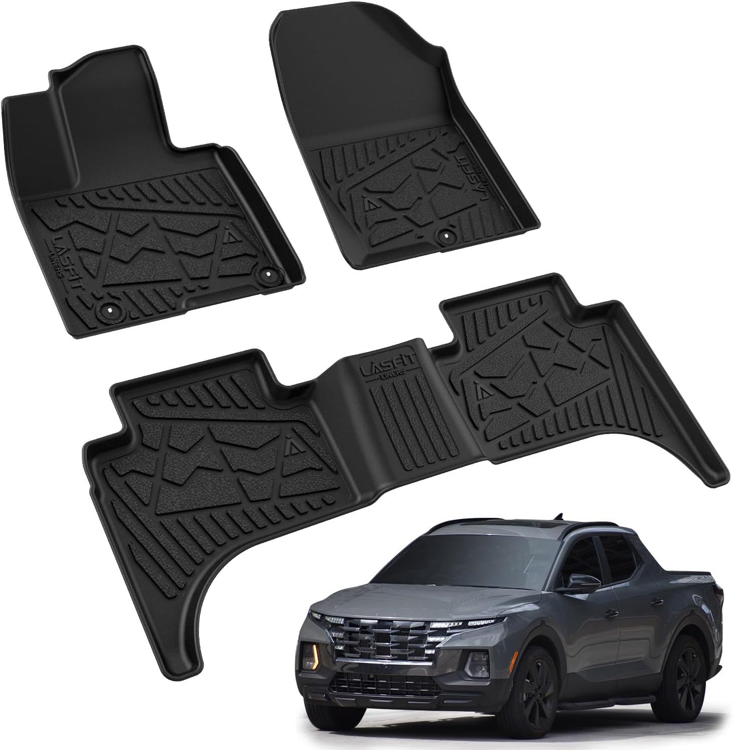 Custom Fit LASFIT Floor Mats for Hyundai Santa Cruz 2022-2026