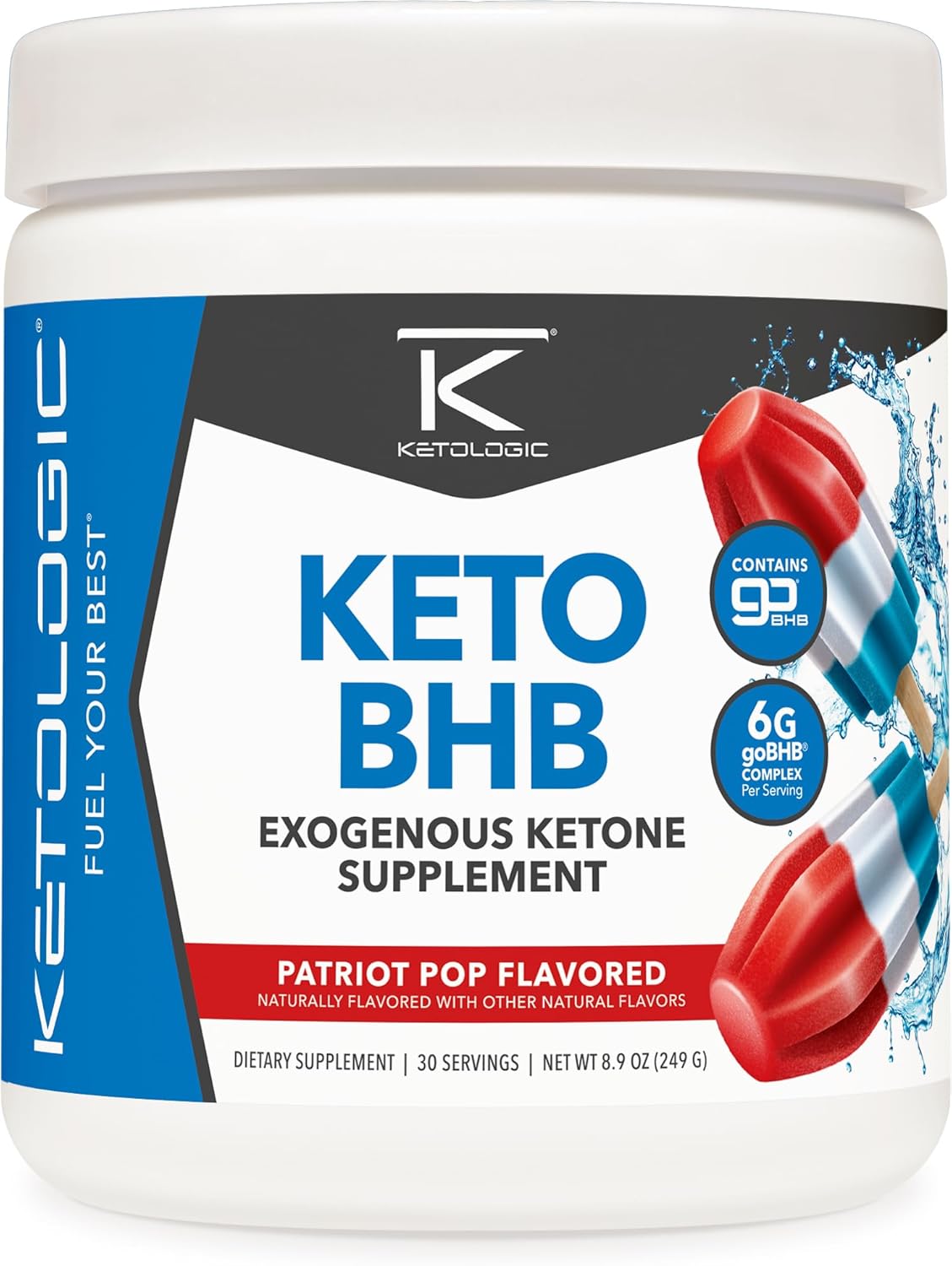 Ketologic Keto BHB Exogenous Ketone Supplement - 30 Servings