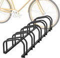 WALMANN 5 Bikes Floor Bike Stand for Indoor/Outdoor Use