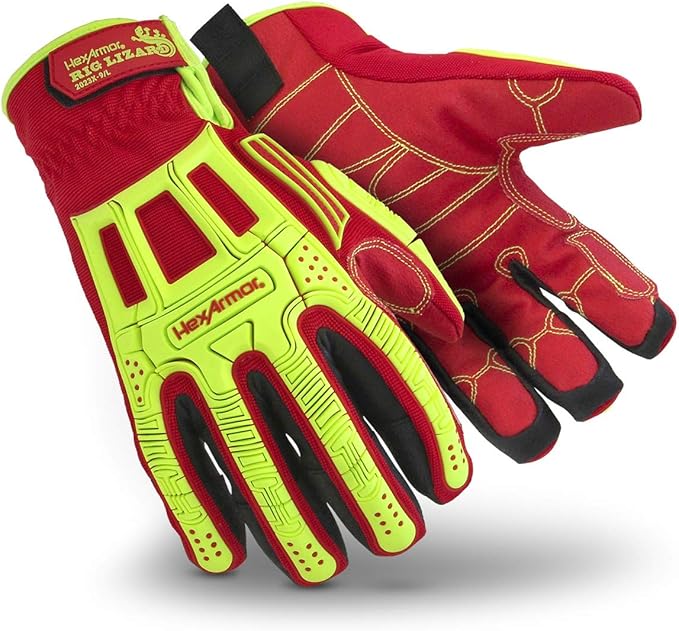 HexArmor Impact Protection Safety Work Gloves for Tough Tasks