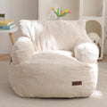 MAXYOYO Kids Bean Bag Chair for Gaming and Reading, Beige