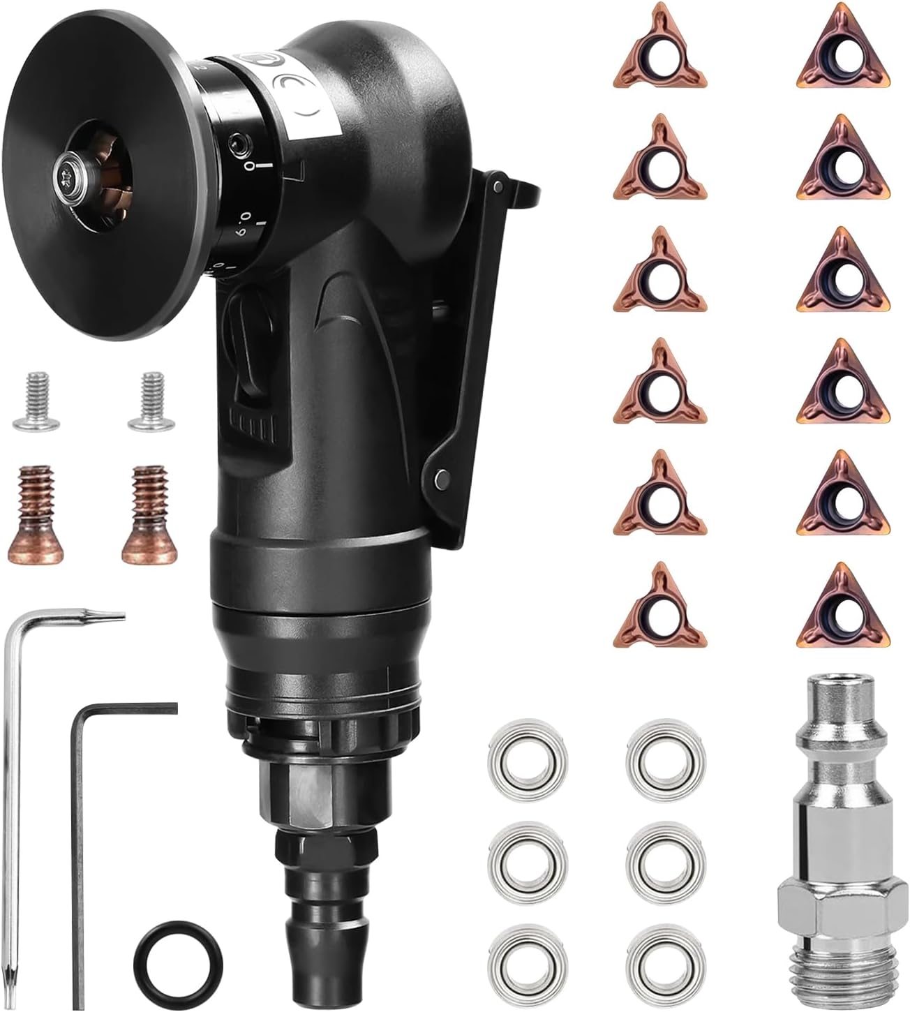 Pneumatic Chamfering Tool Handheld for Metal and Wood Beveling