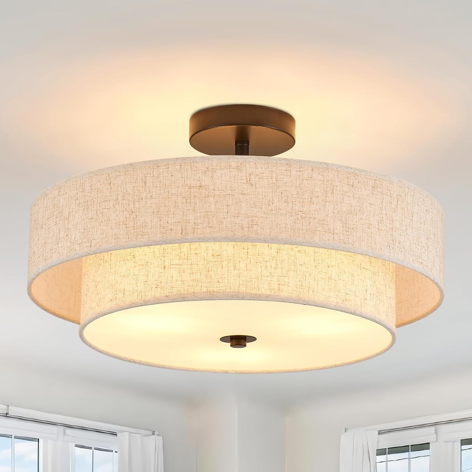 Modern Semi Flush Mount Ceiling Light for Stylish Home Decor