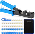 VCELINK Speed Termination Tool Kit for 90-Degree Keystone Jacks - Fast