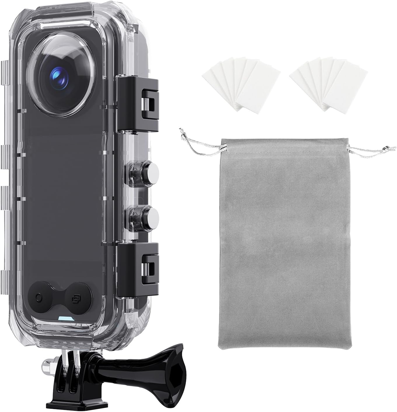 HONGDAK Invisible Dive Case for Insta360 X5 - 45m Waterproof