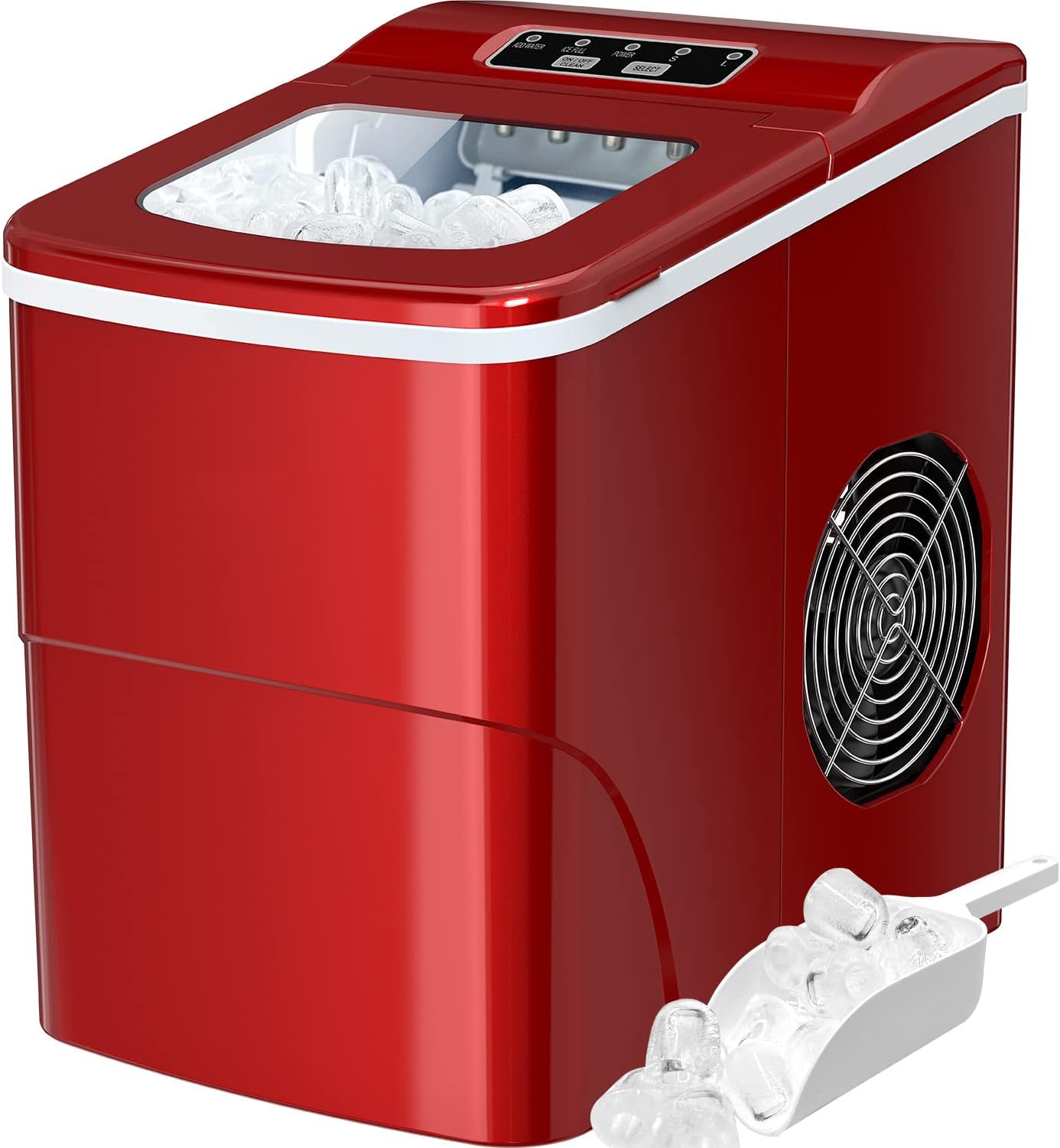 Silonn Ice Maker Machine for Countertop - Fast Bullet Cubes