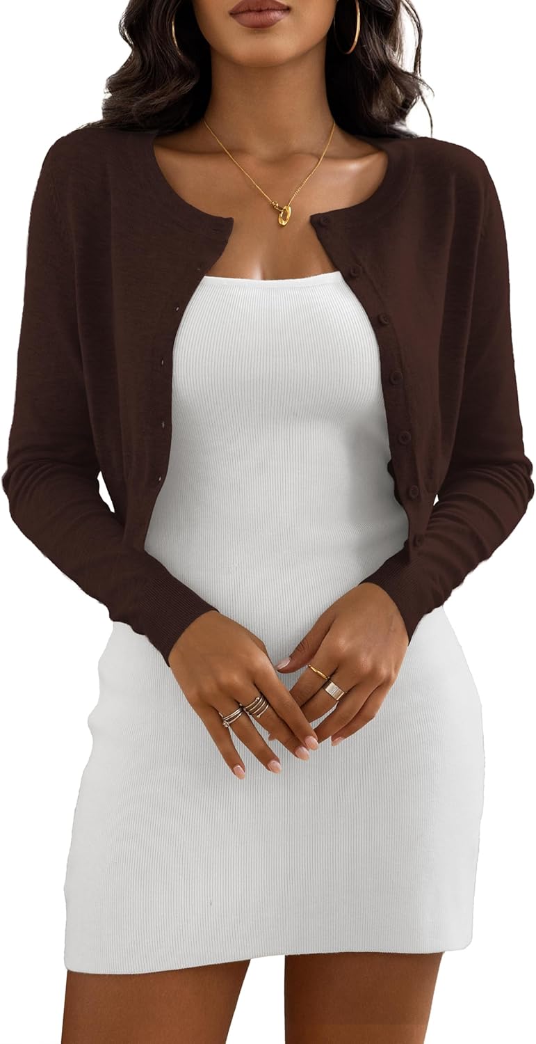 Stylish Women's Cropped Cardigan Sweaters for Every Occasion