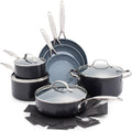 GreenPan Valencia Pro Ceramic Nonstick 11 Piece Cookware Set - Durable