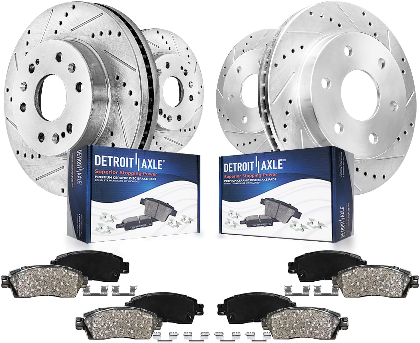 Detroit Axle Brake Kit for Chevy GMC Silverado Sierra 1500