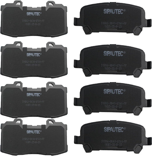 SIPAUTEC Ceramic Brake Pads for 2015-2020 GMC Canyon & Colorado