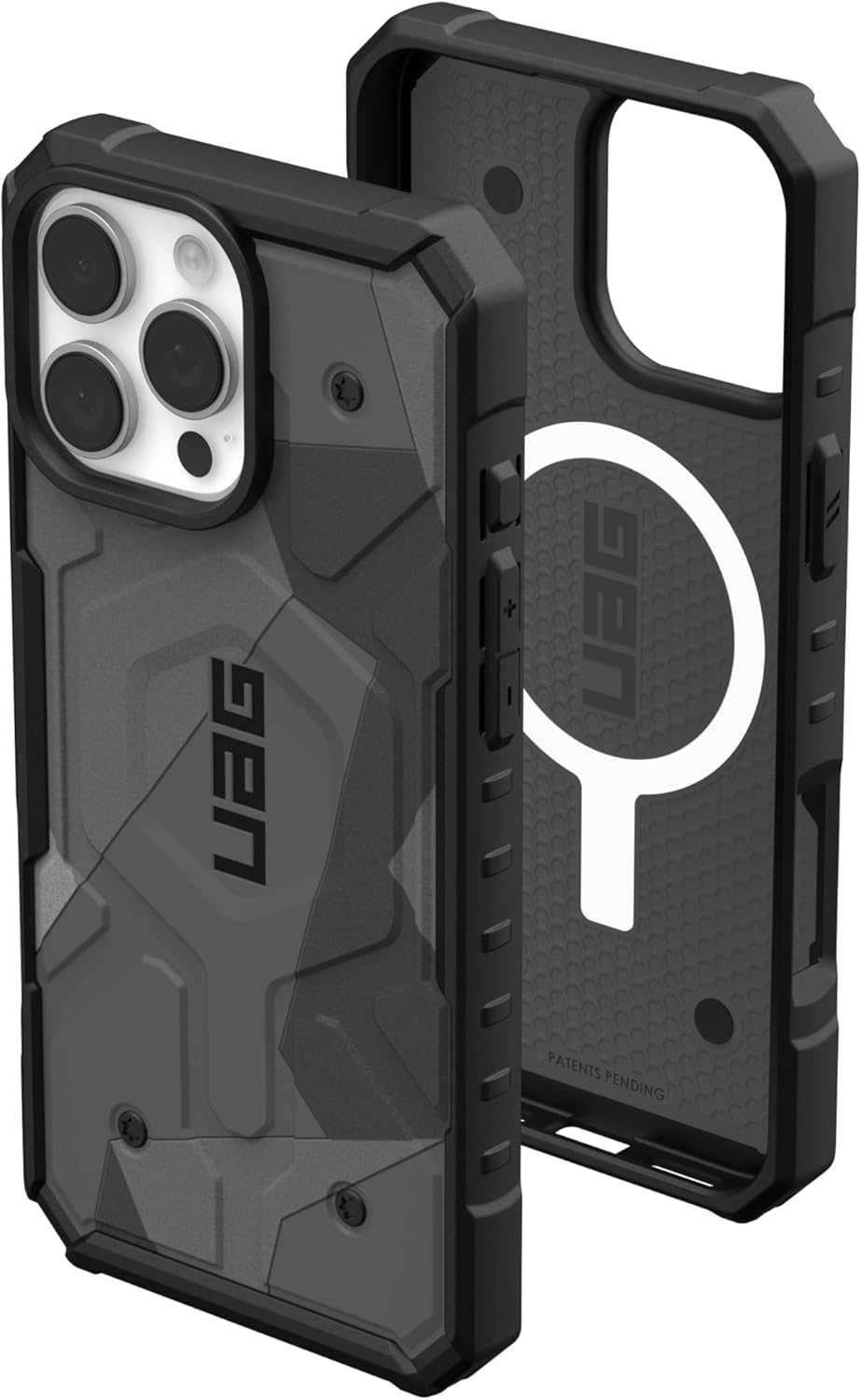 Rugged Shockproof iPhone 16 Pro Max Case with Camo Design