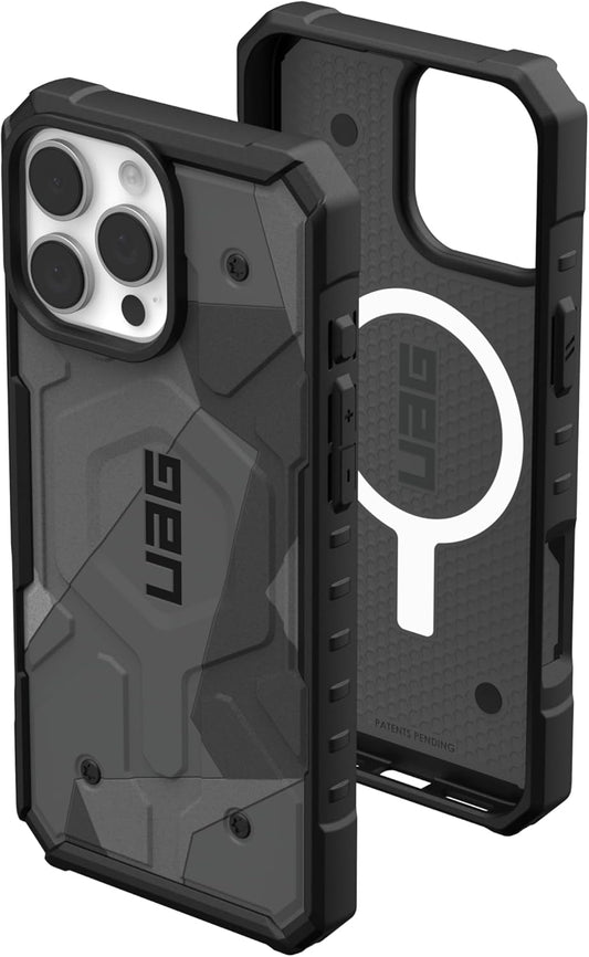 Rugged Shockproof iPhone 16 Pro Max Case with Camo Design