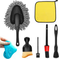 Car Interior Duster Detailing Brush Set - Gentle, Fast Dust Removal
