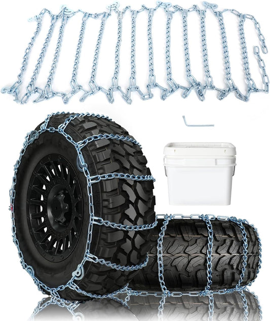 SCITOO Snow Chains for Car and SUV Quick Easy Installation