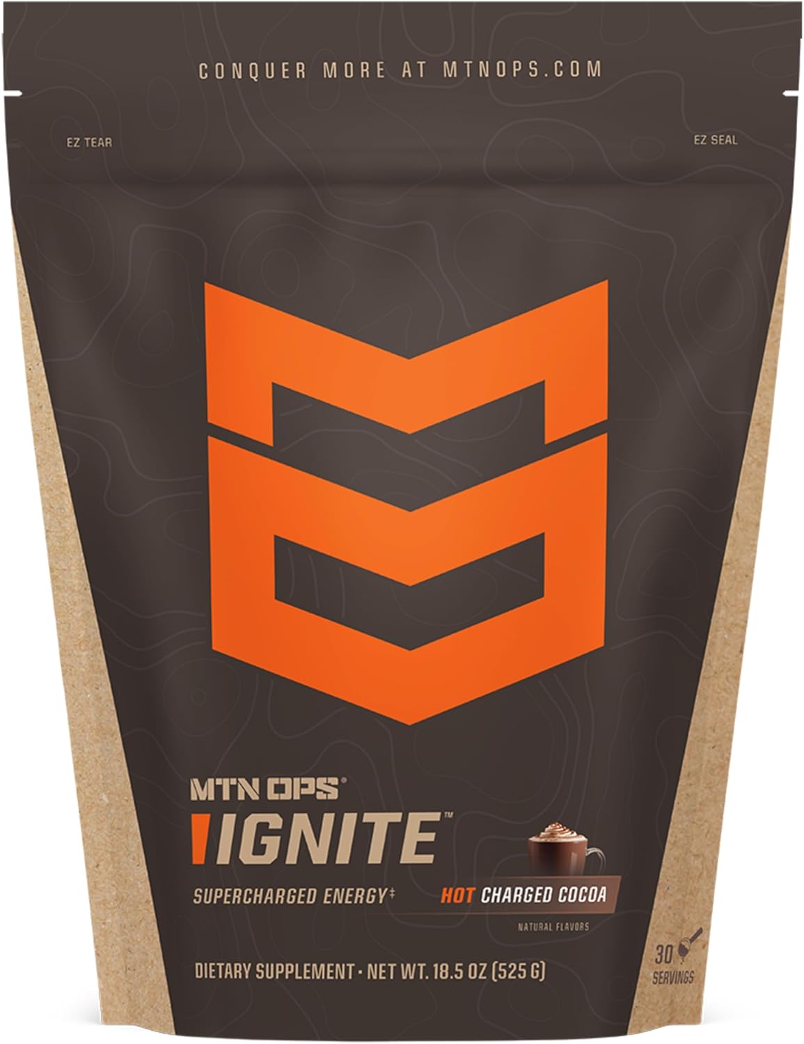 MTN OPS Hot Ignite Instant Coffee for Energy and Focus Boost