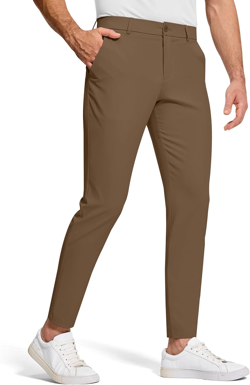 Men's Golf Dress Pants with Stretch Skinny Tapered Fit Design