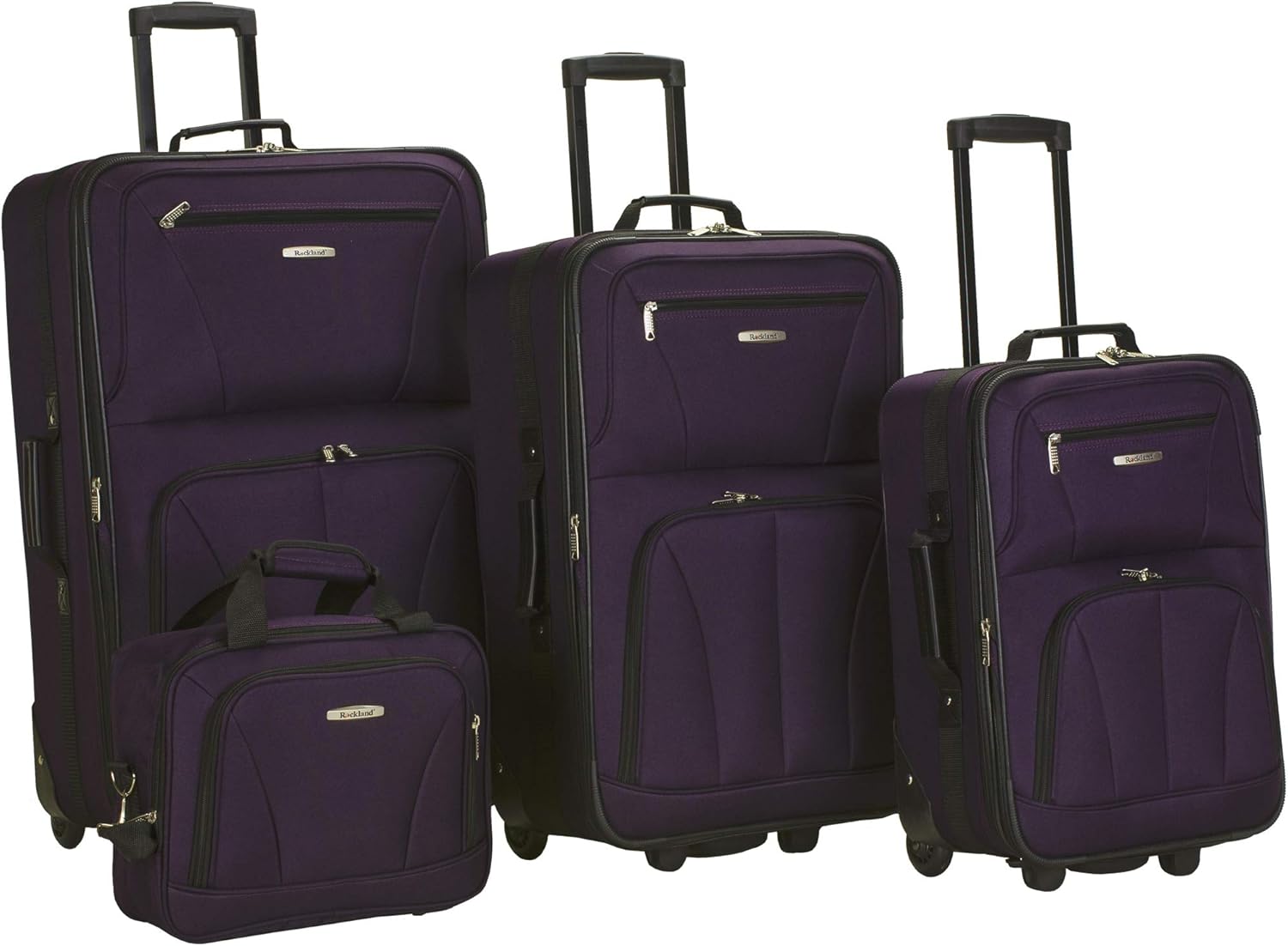 Rockland Journey Softside Luggage Set - Expandable 4-Piece