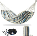 Brazilian Double Hammock Extra Large 94x63in Blue Stripe - 450lb