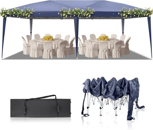 Outvita 10x20ft Ez Pop Up Canopy Tent - Instant Shade for Events