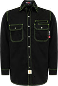 BOCOMAL FR Shirt for Men 7.5oz Twill - Water Repellent, NFPA2112