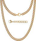 Silvadore Gold/Silver Chain for Men Necklace - Stainless Steel Cuban