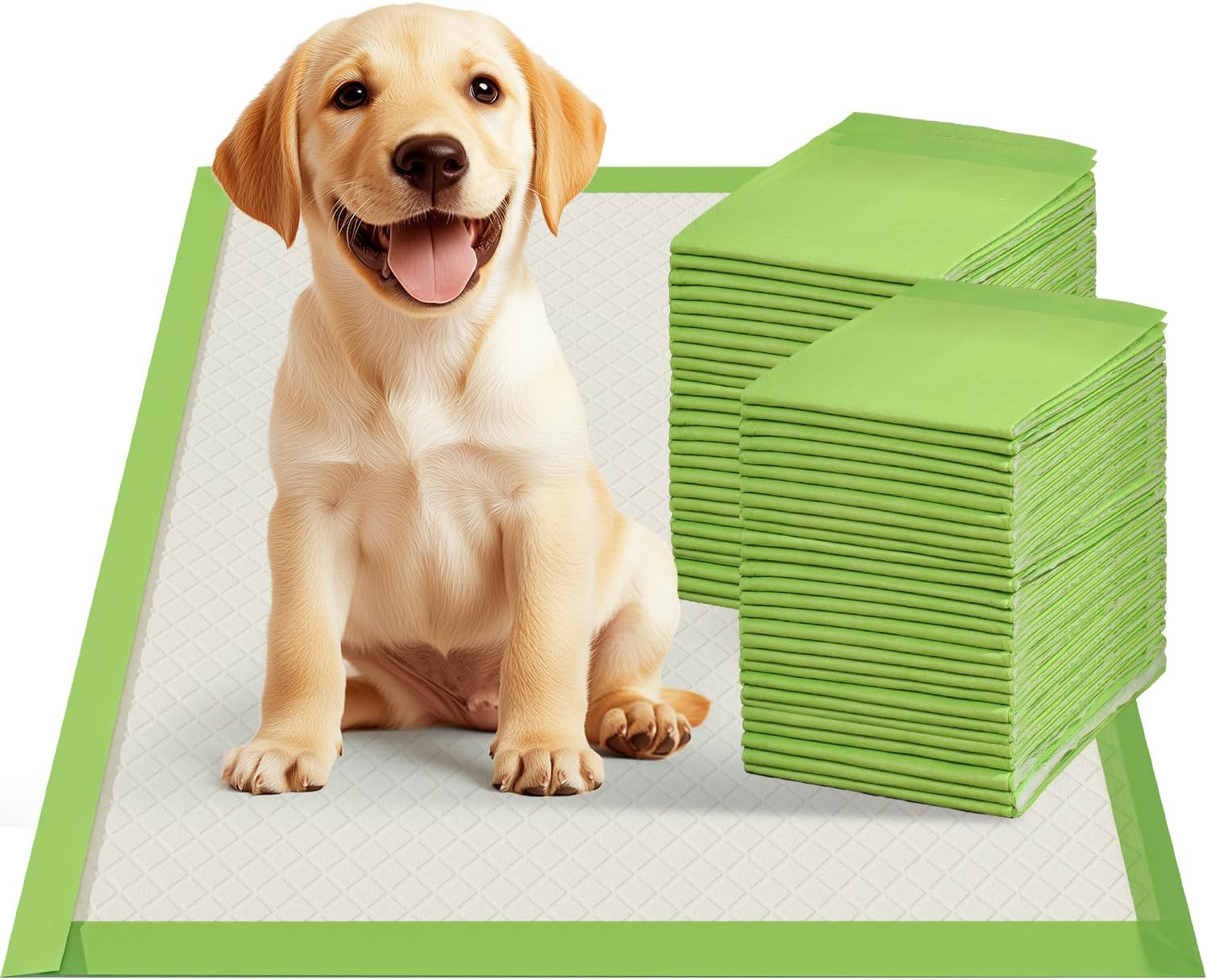 Dog Pee Pads Regular 22x22, Super Absorbent Training Pads