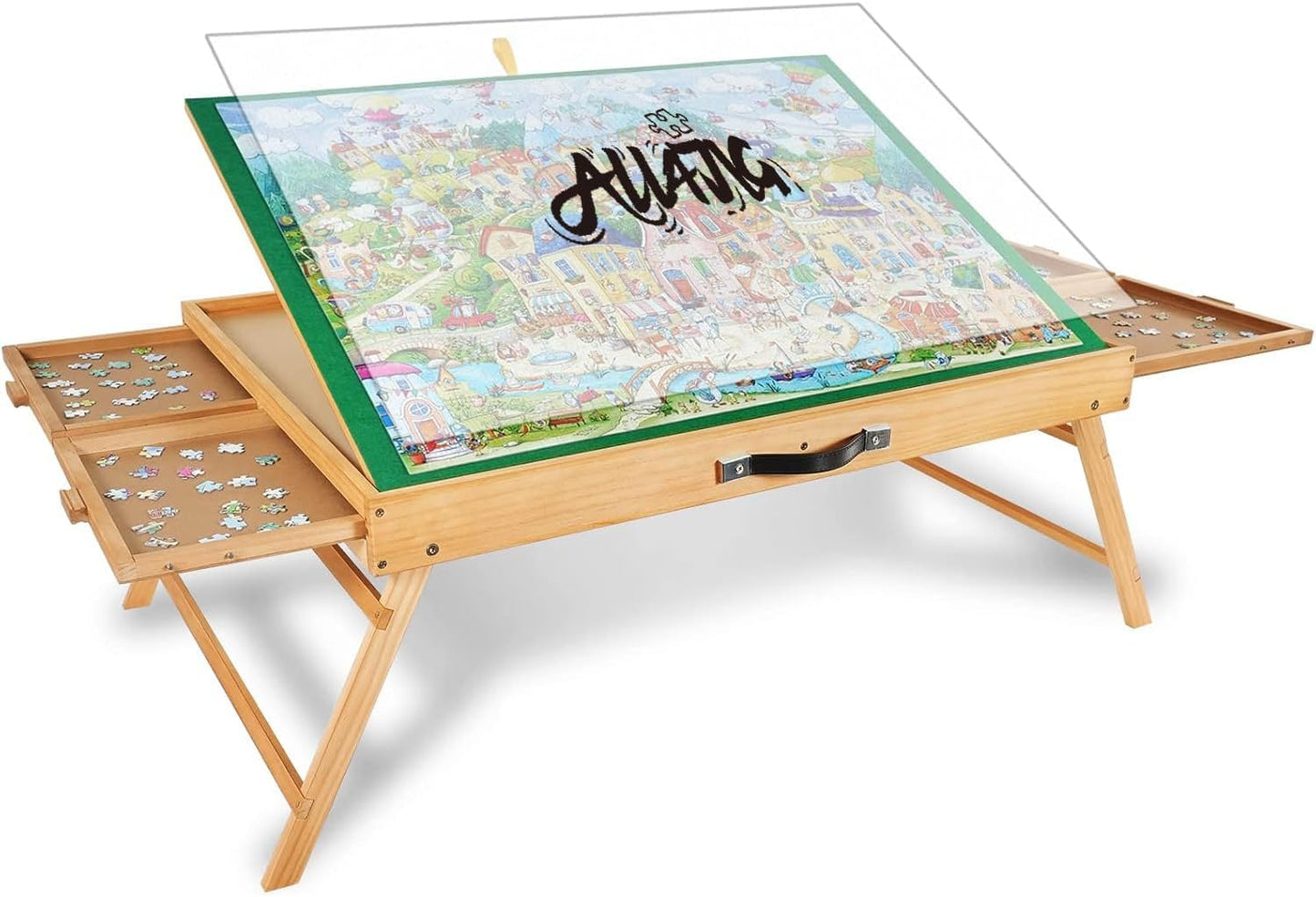 2000PCS Portable Puzzle Table with Legs for Jigsaw Enthusiasts