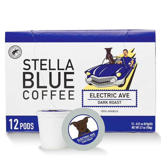 Electric Avenue Dark Roast Coffee Pods | Ethically Sourced | Supports PAWS Chicago