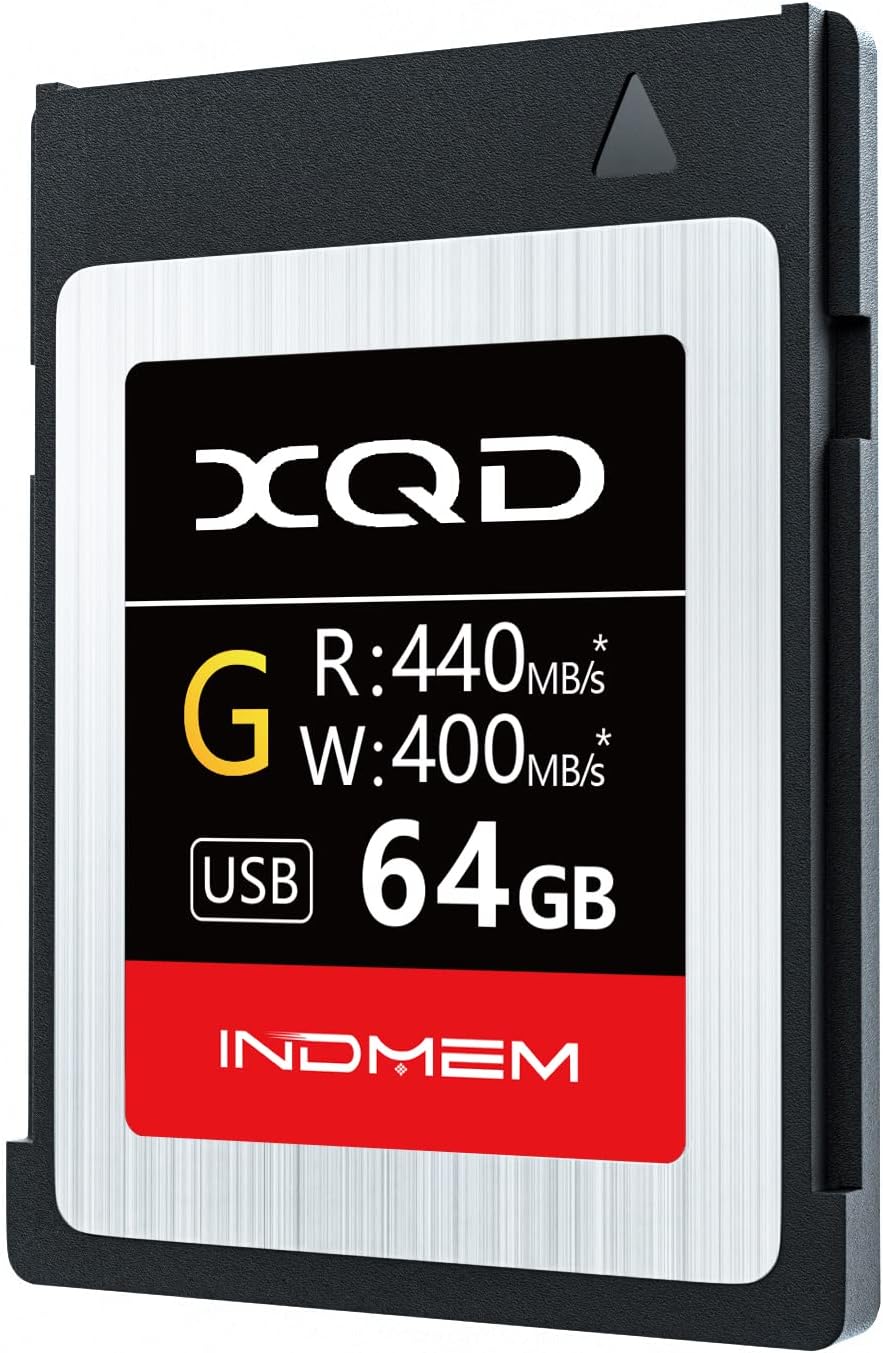 XQD 64GB Memory Card for High Speed 4K Video Recording