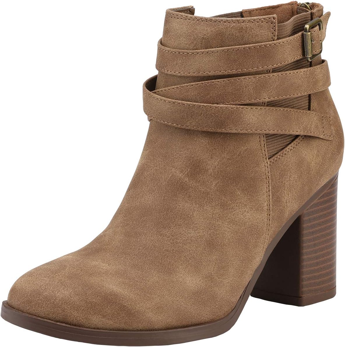 TOETOS Women's Chunky High Heel Ankle Boots for Every Occasion