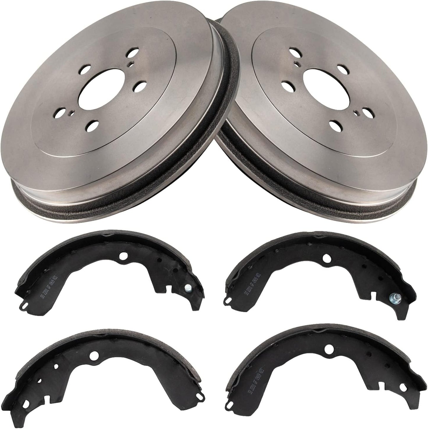 TRQ Rear Brake Shoe & Drum Kit for Pontiac Vibe & Toyota Matrix
